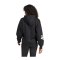 adidas Future Icons Three Stripes Kapuzenjacke Damen Schwarz - schwarz