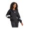 adidas Future Icons Three Stripes Kapuzenjacke Damen Schwarz - schwarz