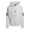 adidas Future Icons Three Stripes Hoody Grau - grau
