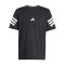 adidas Future Icons Three Stripes T-Shirt Schwarz - schwarz