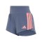 adidas Gel Pocket Laufshort Damen Grau - grau