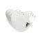 adidas Gesichtsmaske Gr.S 3er Set Weiss - weiss