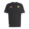 adidas JFF Jamaika Tiro Travel T-Shirt Schwarz - schwarz