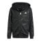 adidas Kapuzenjacke Kids Schwarz Gold - schwarz
