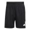 adidas Logo Trainingsshort Schwarz Weiss - schwarz
