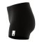 adidas Lounge Rib Bootys Short Damen Schwarz - schwarz