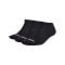 adidas Low Cut Socken 3er Pack Schwarz - schwarz
