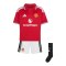 adidas Manchester United Trikot Set Home 2026/2027 Kids Rot - rot