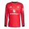 adidas Manchester United Longsleeve Trikot Home 2025/2026 Rot - rot
