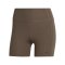 adidas Optime 4-Inch Raw-Cut-Hem Leggings Green - gruen