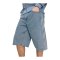 adidas Originals Firebird Adicolor Denim Mid-Rise Straight Leg Short Blau - blau