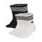 adidas Originals 3 Stripes Crew 10 Pairs Socken Weiß - weiss