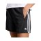 adidas Originals Pinstripe Firebird Short Damen Schwarz - schwarz