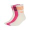 adidas Originals 3 Stripes Crew 3er Pack Socken Weiß - weiss