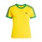 adidas Originals 3 Stripes Slim T-Shirt Damen Gelb - gelb