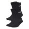 adidas Originals Crew Socken 6er Pack Schwarz - schwarz