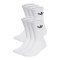 adidas Originals Crew Socken 6er Pack Weiss - weiss