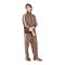 adidas Originals Firebird Loose Monogram Jacke Braun - braun