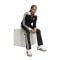 adidas Originals Beckenbauer Jogginghose Damen Schwarz - schwarz