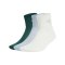 adidas Originals Mid Ankle 3er Pack Socken Weiß - weiss