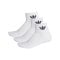 adidas Originals Mid Ankle Socken Weiss Schwarz - weiss