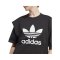 adidas Originals Tee T-Shirt Damen Schwarz - schwarz