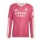 adidas Real Madrid Authentic Trikot Langarm 3rd 2026/2027 Rosa - rosa