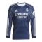 adidas Real Madrid Longsleeve Trikot Away 2025/2026 Blau - blau