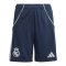 adidas Real Madrid Short Away 2025/2026 Kids Blau - blau