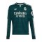 adidas Real Madrid Trikot Langarm Away 2026/2027 Kids Grün - gruen