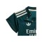 adidas Real Madrid Trikot Set Away 2026/2027 Kids Grün - gruen
