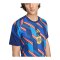 adidas RFEF Spanien Prematch T-Shirt Blau - blau