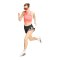 adidas Running Crop T-Shirt Damen Rot - rot