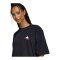 adidas Sodt Side Oversized T-Shirt Damen Schwarz - schwarz