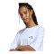 adidas Sodt Side Oversized T-Shirt Damen Weiß - weiss