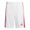 adidas Squadra 21 Short Kids Weiss Rot - weiss
