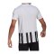 adidas Striped 21 Trikot kurzarm Weiss Schwarz - weiss