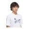 adidas Summer Sunset T-Shirt Weiß - weiss