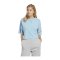 adidas T-Shirt Damen Blau - blau