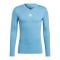 adidas Team Base Top langarm Hellblau - blau
