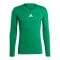 adidas Team Base Top langarm Dunkelgrün - gruen