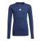 adidas Team Base Top langarm Kids Blau - blau