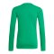 adidas Team Base Top langarm Kids Dunkelgrün - gruen