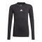 adidas Team Base Top langarm Kids Schwarz - schwarz