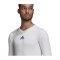 adidas Team Base Top langarm Weiss - weiss