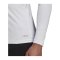 adidas Team Base Top langarm Weiss - weiss