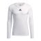 adidas Team Base Top langarm Weiss - weiss