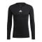 adidas Team Base Top langarm Schwarz - schwarz