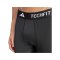 adidas Techfit 3-Stripes Tight Schwarz - schwarz