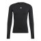 adidas Techfit Aeroready Sweatshirt Schwarz - schwarz